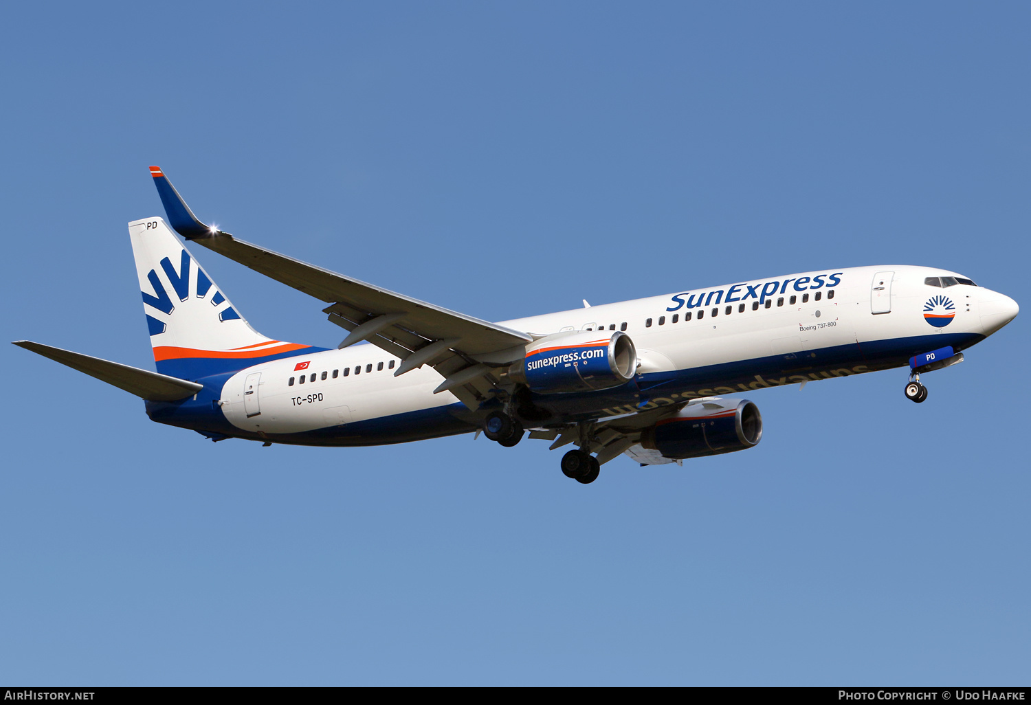 Aircraft Photo of TC-SPD | Boeing 737-8AS | SunExpress | AirHistory.net #536111