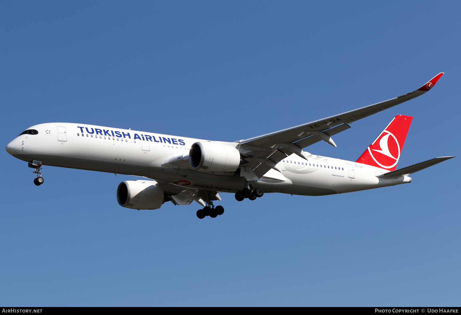 Aircraft Photo of TC-LGA | Airbus A350-941 | Turkish Airlines | AirHistory.net #536116