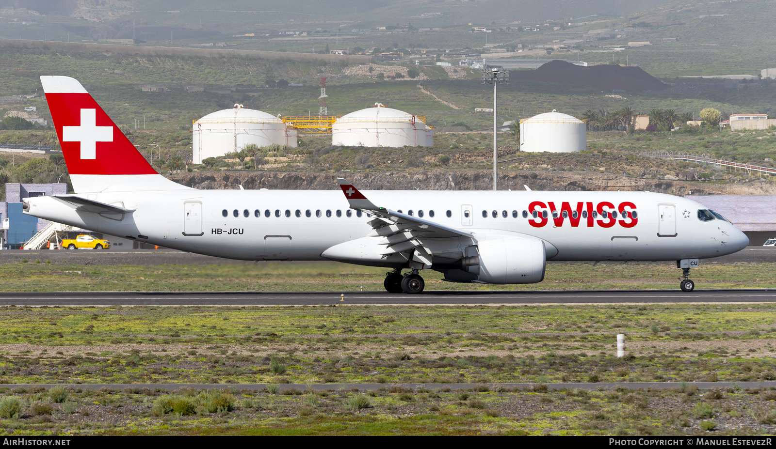Aircraft Photo of HB-JCU | Airbus A220-371 (BD-500-1A11) | Swiss International Air Lines | AirHistory.net #536117
