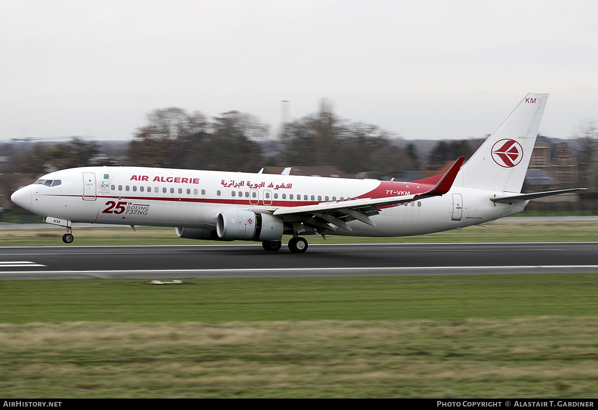 Aircraft Photo of 7T-VKM | Boeing 737-8D6 | Air Algérie | AirHistory.net #536132