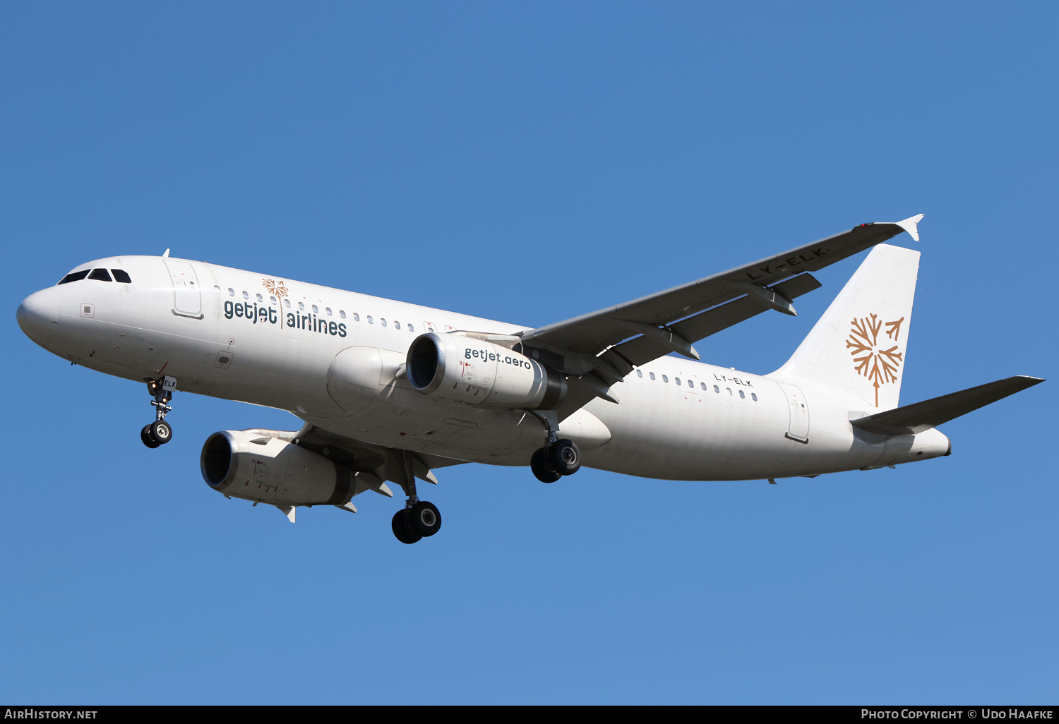 Aircraft Photo of LY-ELK | Airbus A320-232 | GetJet Airlines | AirHistory.net #536136