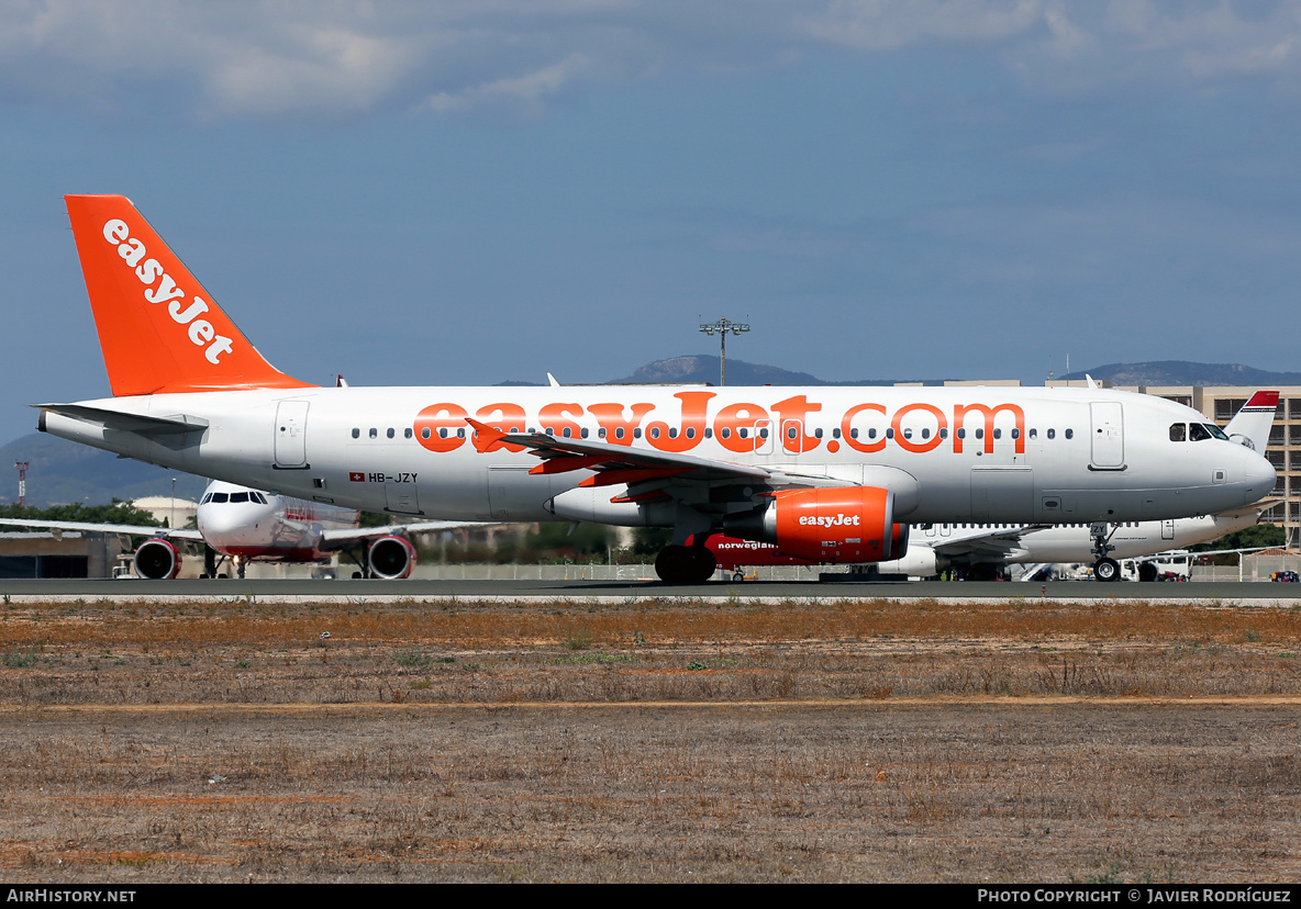 Aircraft Photo of HB-JZY | Airbus A320-214 | EasyJet | AirHistory.net #536143
