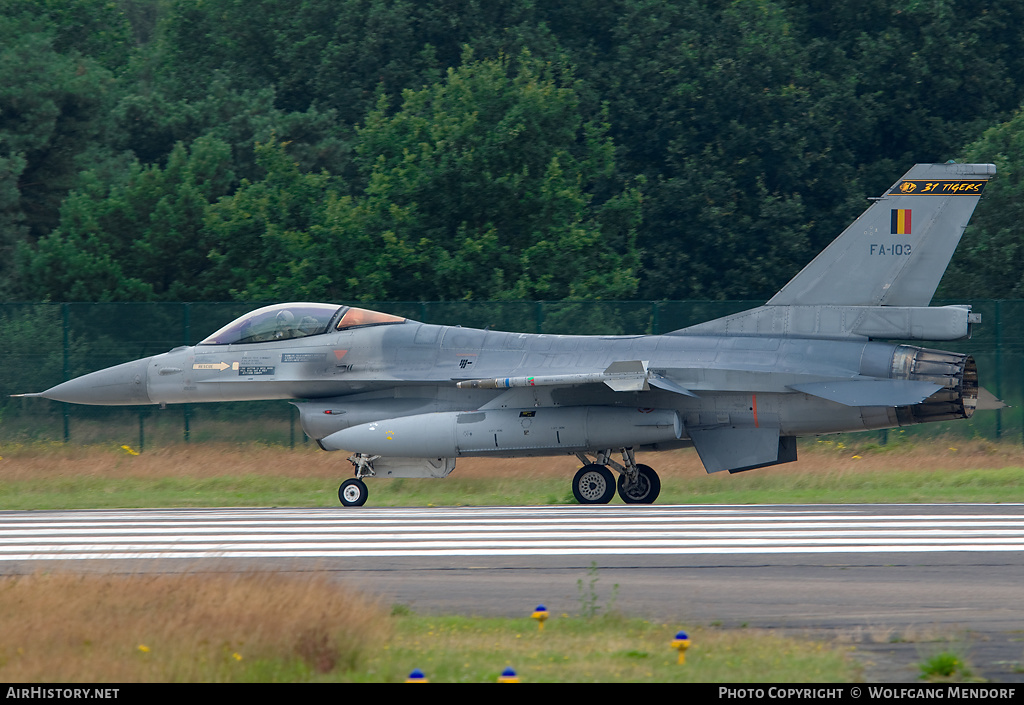 Aircraft Photo of FA-103 | General Dynamics F-16AM Fighting Falcon | Belgium - Air Force | AirHistory.net #536164