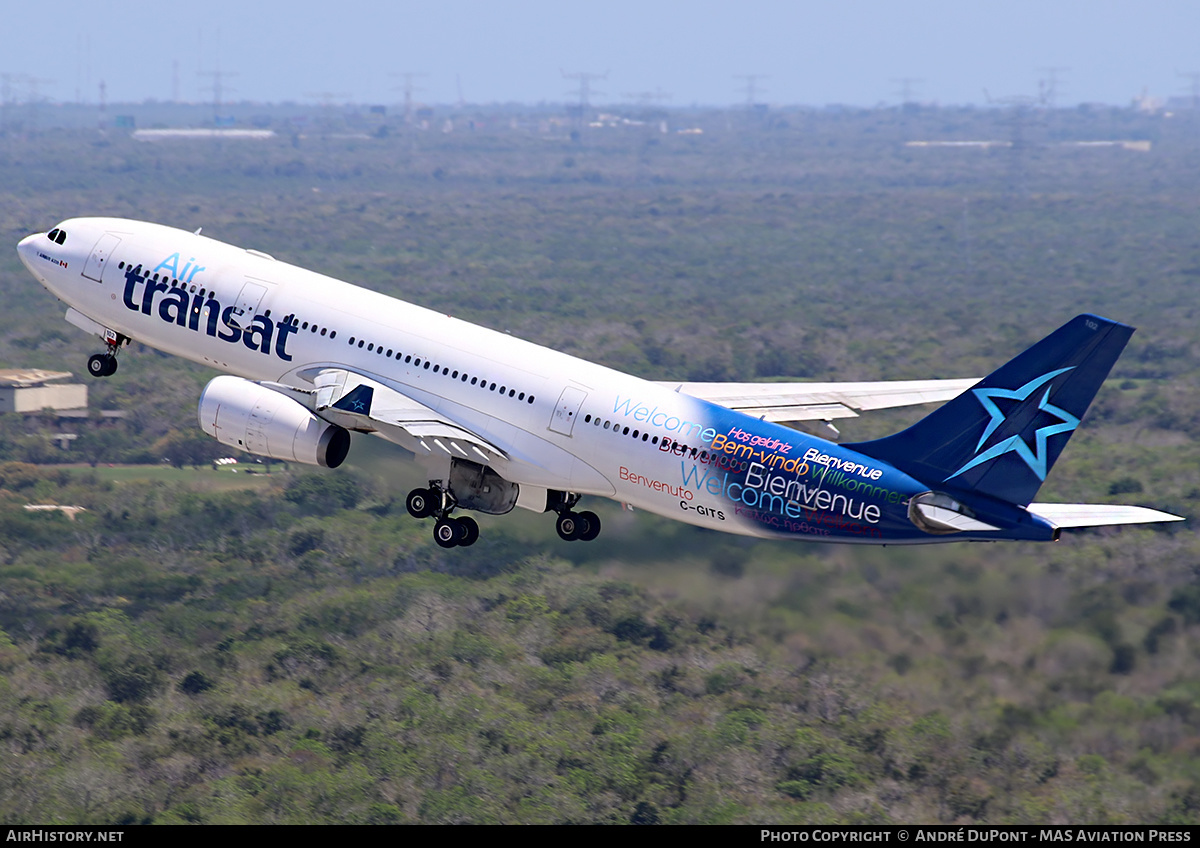 Aircraft Photo of C-GITS | Airbus A330-243 | Air Transat | AirHistory.net #536170
