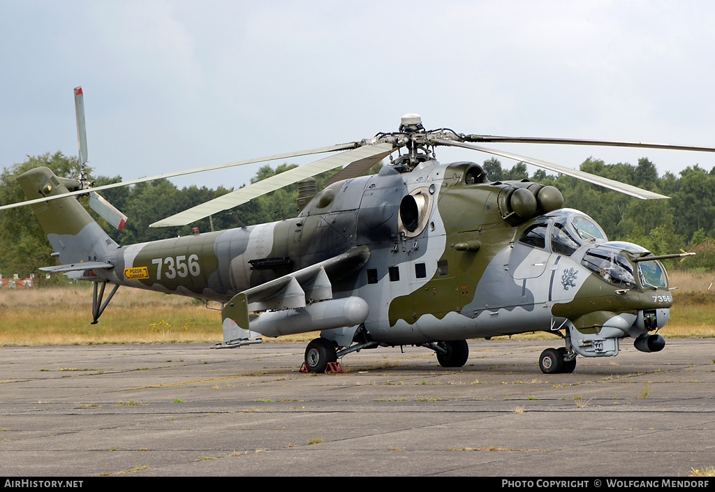 Aircraft Photo of 7356 | Mil Mi-24V | Czechia - Air Force | AirHistory.net #536173