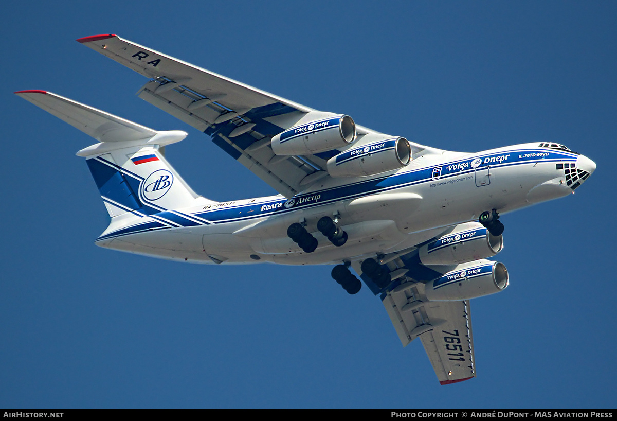 Aircraft Photo of RA-76511 | Ilyushin Il-76TD-90VD | Volga-Dnepr Airlines | AirHistory.net #536204