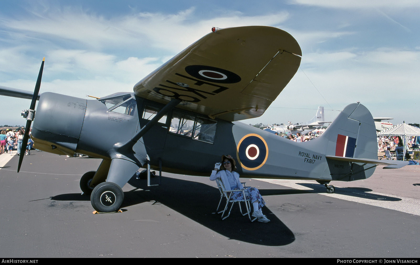 Aircraft Photo of N817FK / FK817 | Stinson AT-19 Reliant (V-77) | UK - Navy | AirHistory.net #536211