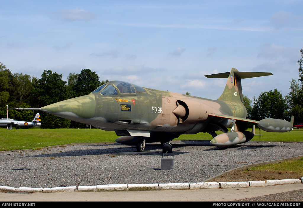 Aircraft Photo of FX86 | Lockheed F-104G Starfighter | Belgium - Air Force | AirHistory.net #536219