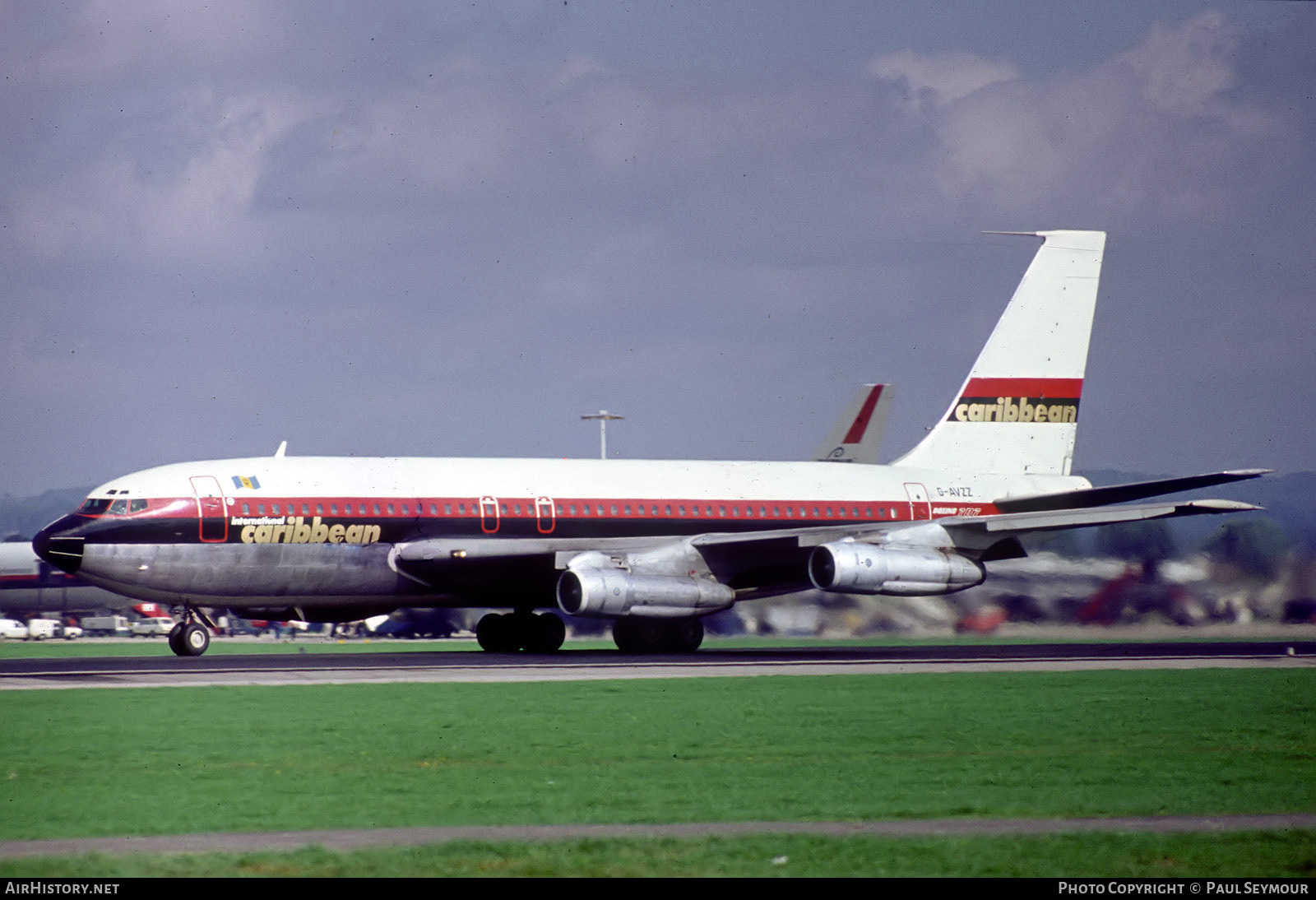 Aircraft Photo of G-AVZZ | Boeing 707-138B | International Caribbean Airways | AirHistory.net #536222