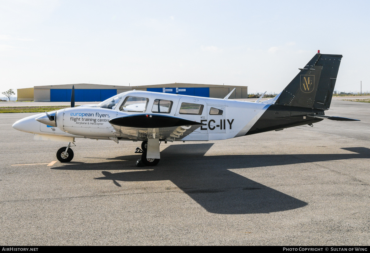 Aircraft Photo of EC-IIY | Piper PA-34-200T Seneca II | European Flyers | AirHistory.net #536237
