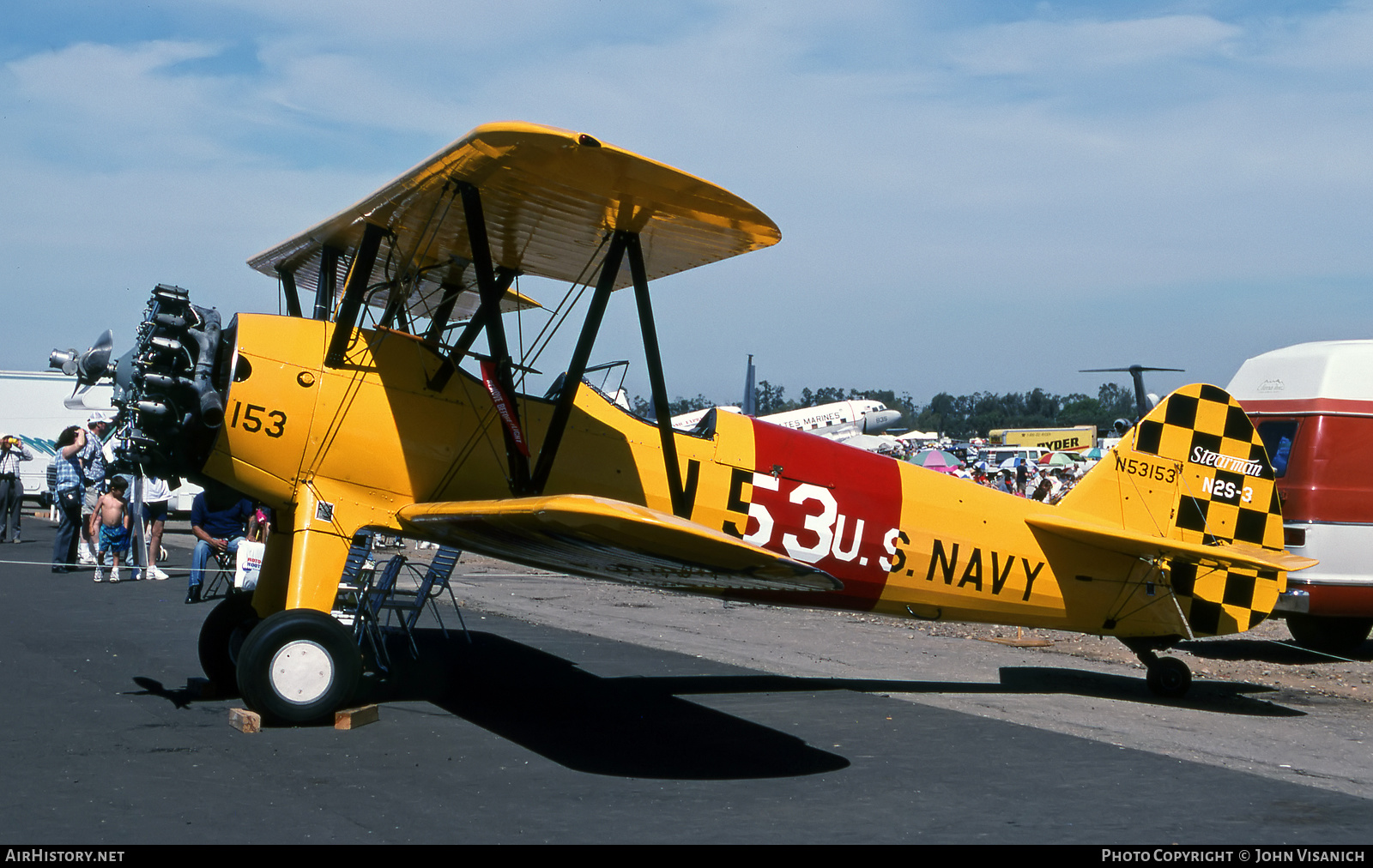 Aircraft Photo of N53153 | Boeing PT-17 Kaydet (A75N1) | USA - Navy | AirHistory.net #536249