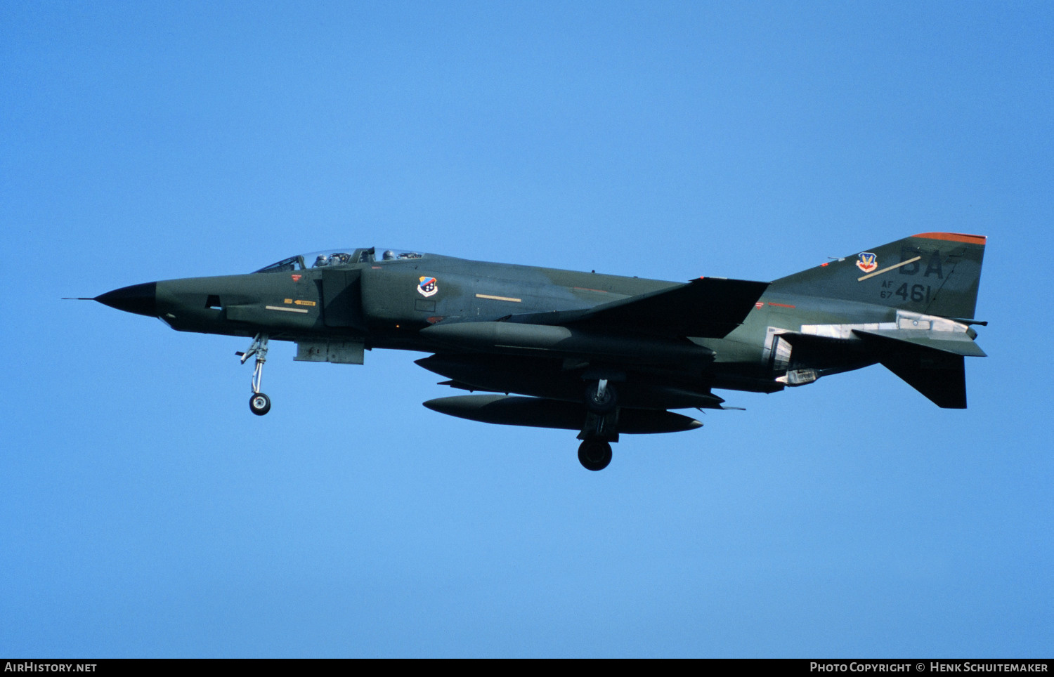 Aircraft Photo of 67-0461 / AF67-461 | McDonnell Douglas RF-4C Phantom II | USA - Air Force | AirHistory.net #536266