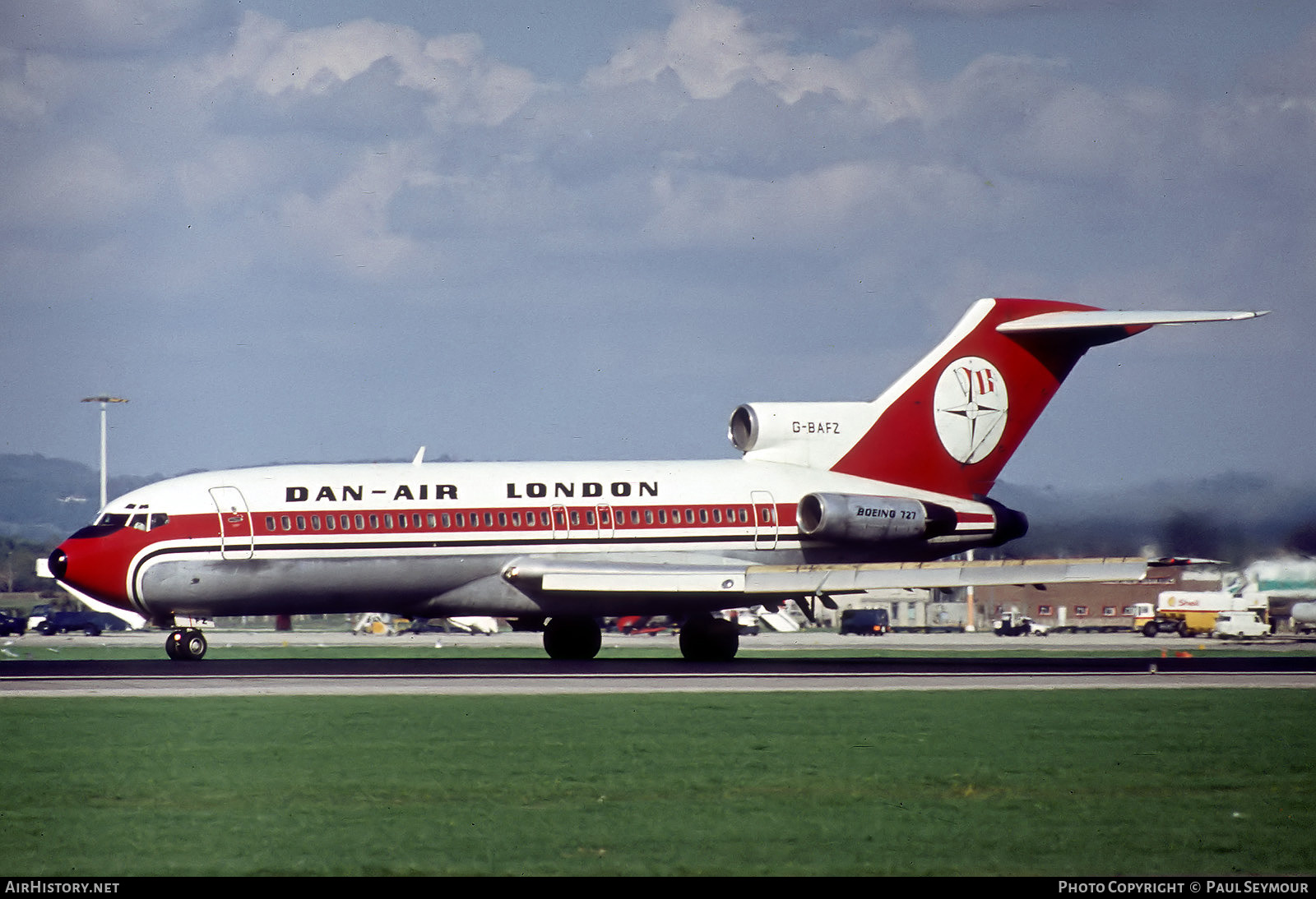 Aircraft Photo of G-BAFZ | Boeing 727-46 | Dan-Air London | AirHistory.net #536274