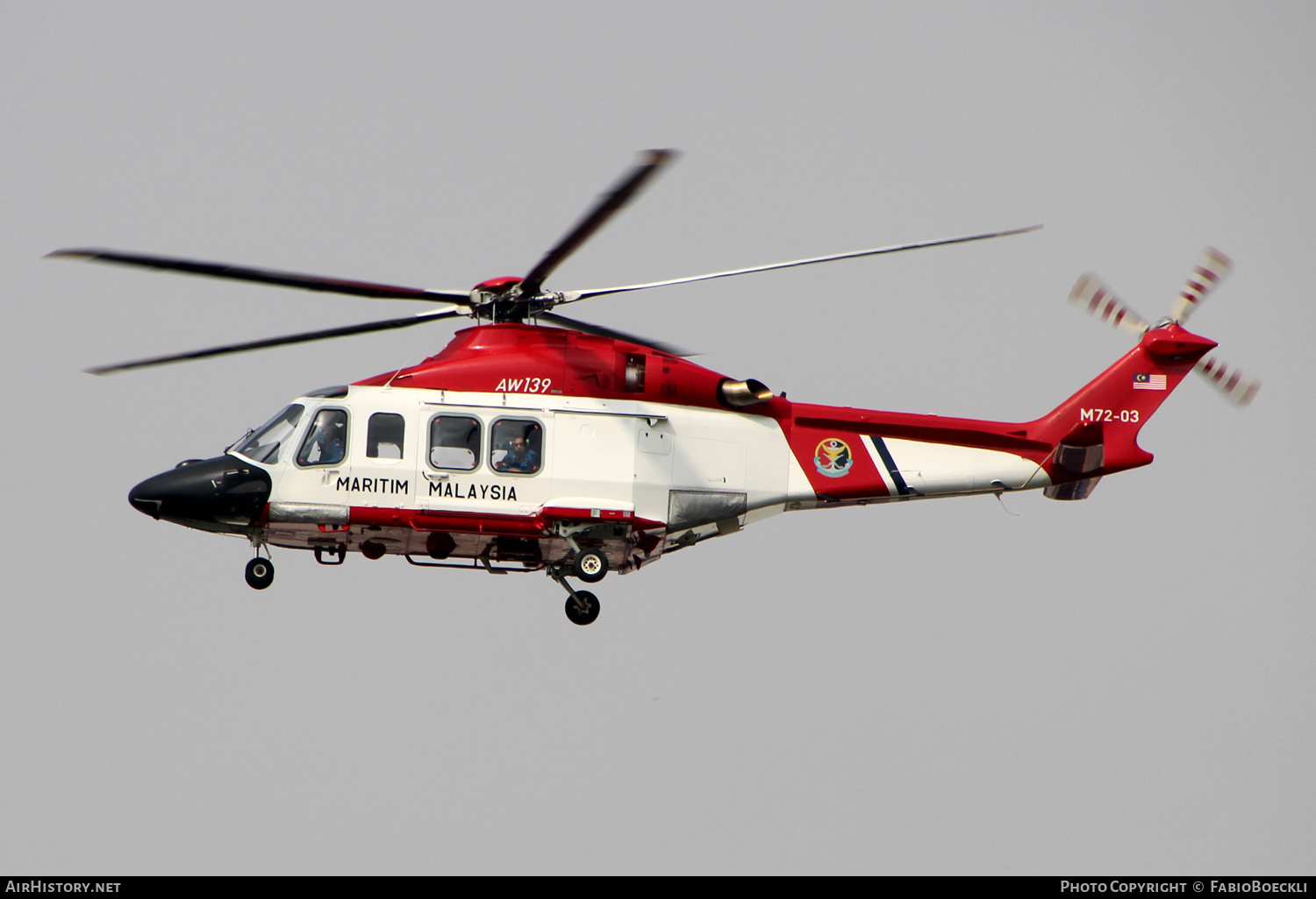 Aircraft Photo of M72-03 | AgustaWestland AW-139 | Malaysia - Coast Guard | AirHistory.net #536277