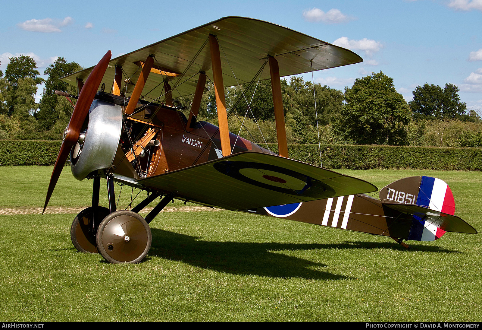 Aircraft Photo of G-BZSC / D1851 | Sopwith F-1 Camel (replica) | UK - Air Force | AirHistory.net #536281