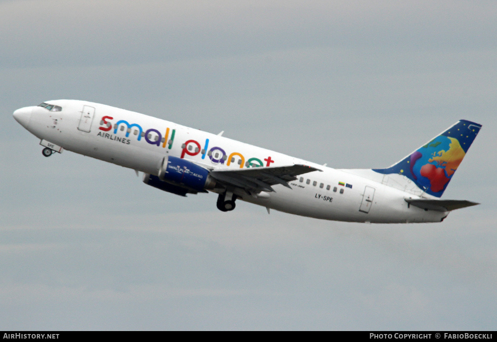 Aircraft Photo of LY-SPE | Boeing 737-31S | Small Planet Airlines | AirHistory.net #536299