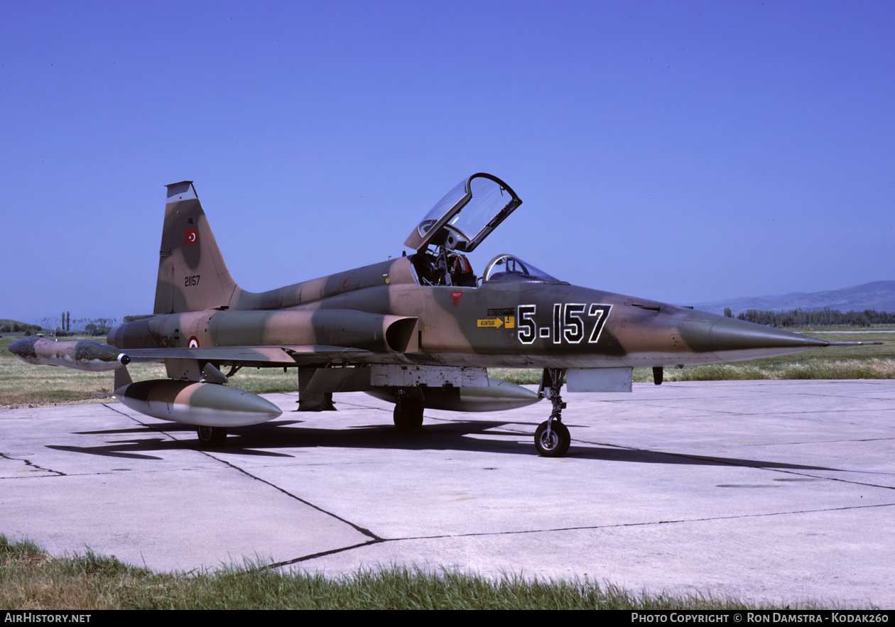 Aircraft Photo of 67-21157 | Northrop F-5A Freedom Fighter | Turkey - Air Force | AirHistory.net #536308