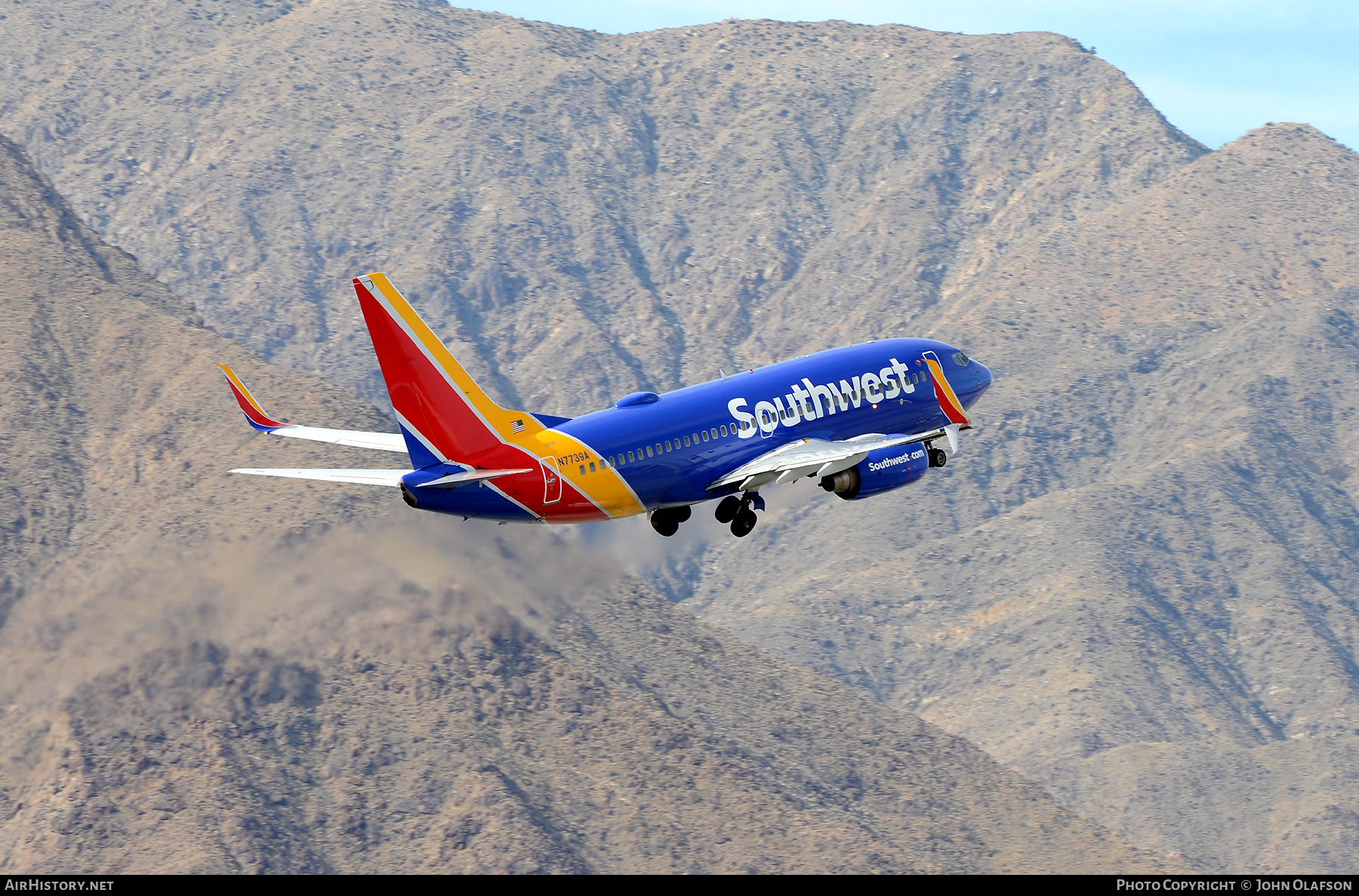 Aircraft Photo of N7739A | Boeing 737-7BD | Southwest Airlines | AirHistory.net #536318