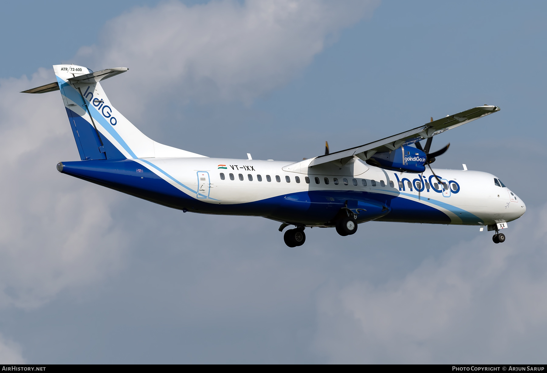 Aircraft Photo of VT-IXX | ATR ATR-72-600 (ATR-72-212A) | IndiGo | AirHistory.net #536329