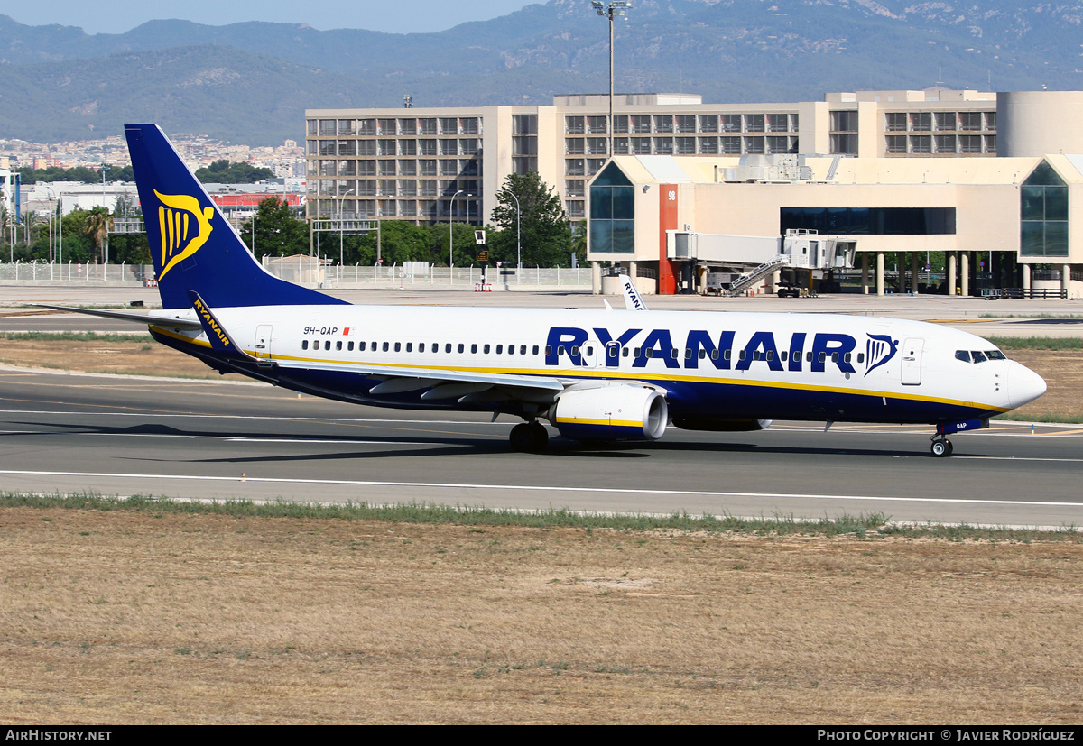 Aircraft Photo of 9H-QAP | Boeing 737-8AS | Ryanair | AirHistory.net #536339