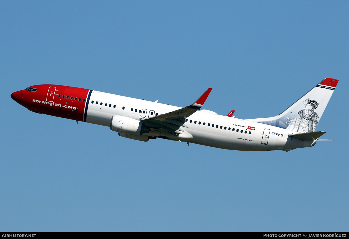 Aircraft Photo of EI-FHG | Boeing 737-86N | Norwegian | AirHistory.net #536358