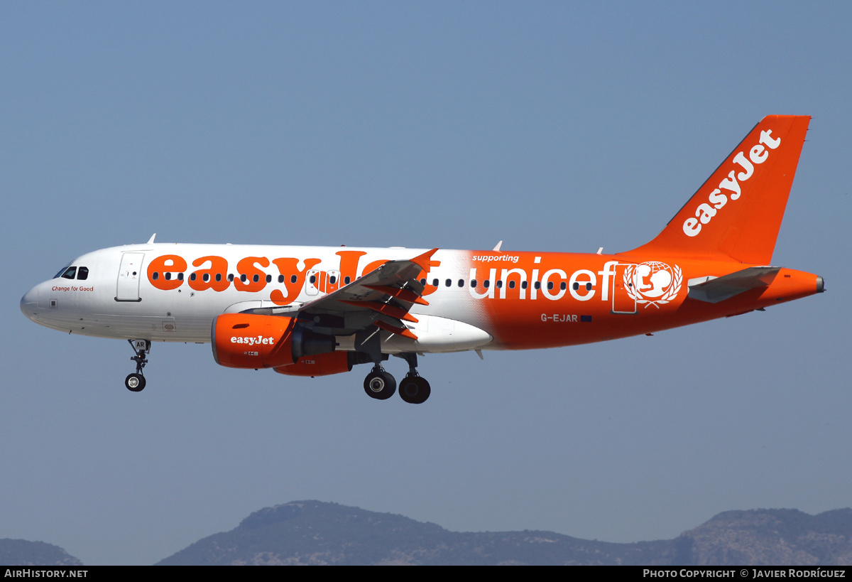 Aircraft Photo of G-EJAR | Airbus A319-111 | EasyJet | AirHistory.net #536363