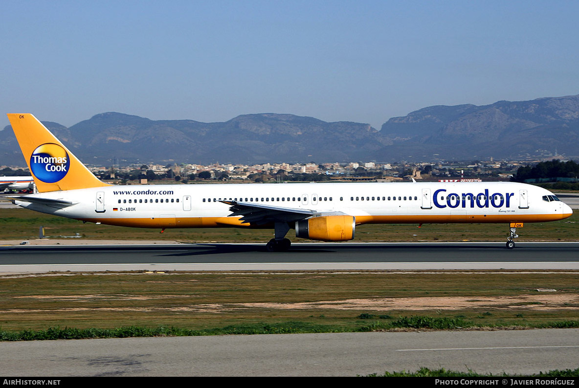 Aircraft Photo of D-ABOK | Boeing 757-330 | Condor Flugdienst | AirHistory.net #536375