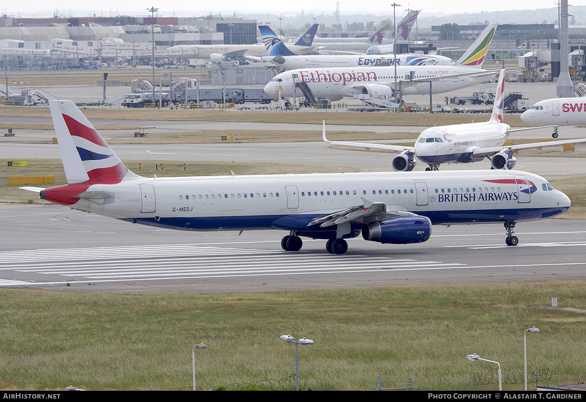 Aircraft Photo of G-MEDJ | Airbus A321-231 | British Airways | AirHistory.net #536381