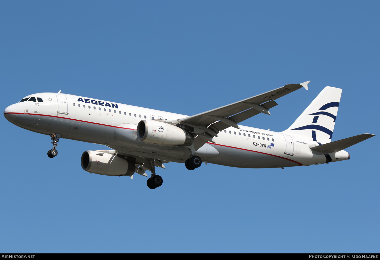 Aircraft Photo of SX-DVG | Airbus A320-232 | Aegean Airlines | AirHistory.net #536387