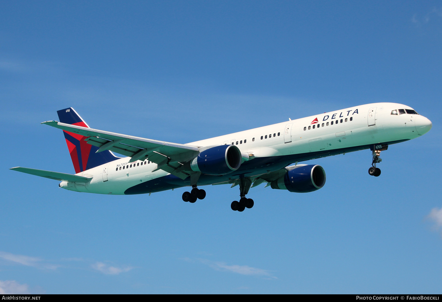 Aircraft Photo of N6705Y | Boeing 757-232 | Delta Air Lines | AirHistory.net #536407
