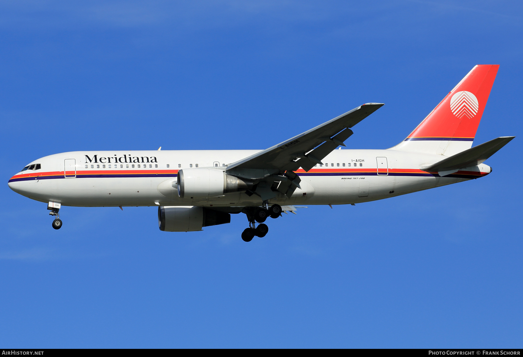 Aircraft Photo of I-AIGH | Boeing 767-23B/ER | Meridiana | AirHistory.net #536418