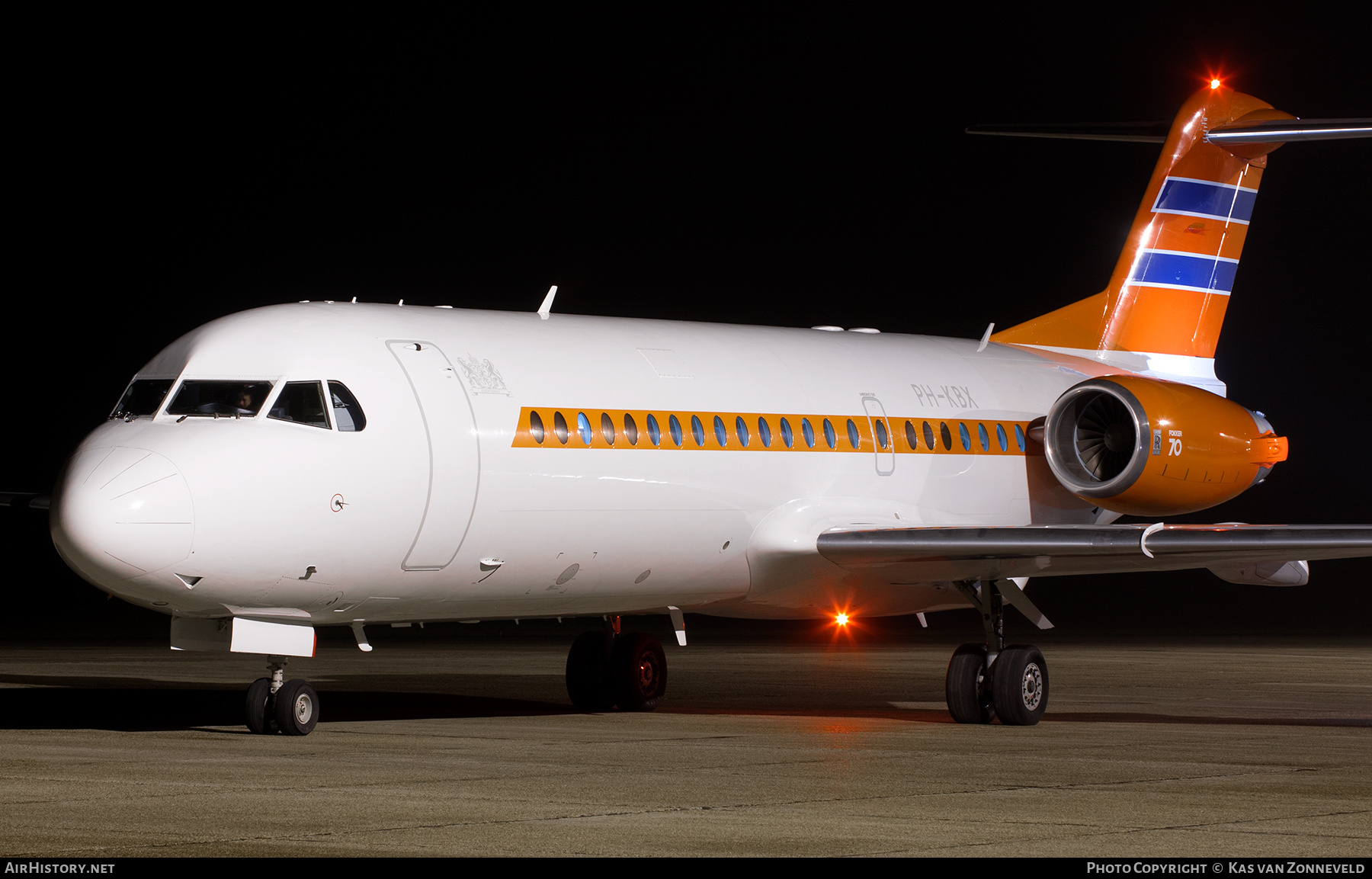 Aircraft Photo of PH-KBX | Fokker 70 (F28-0070) | Netherlands Government | AirHistory.net #536425