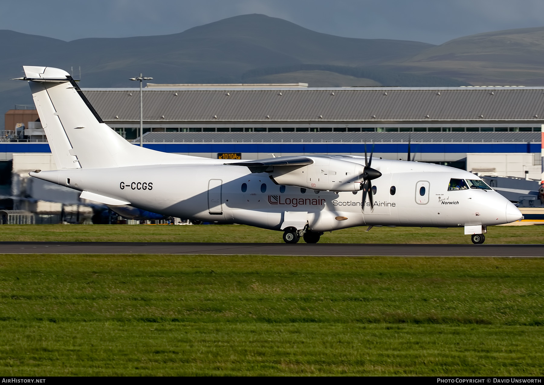 Aircraft Photo of G-CCGS | Dornier 328-110 | Loganair | AirHistory.net #536427