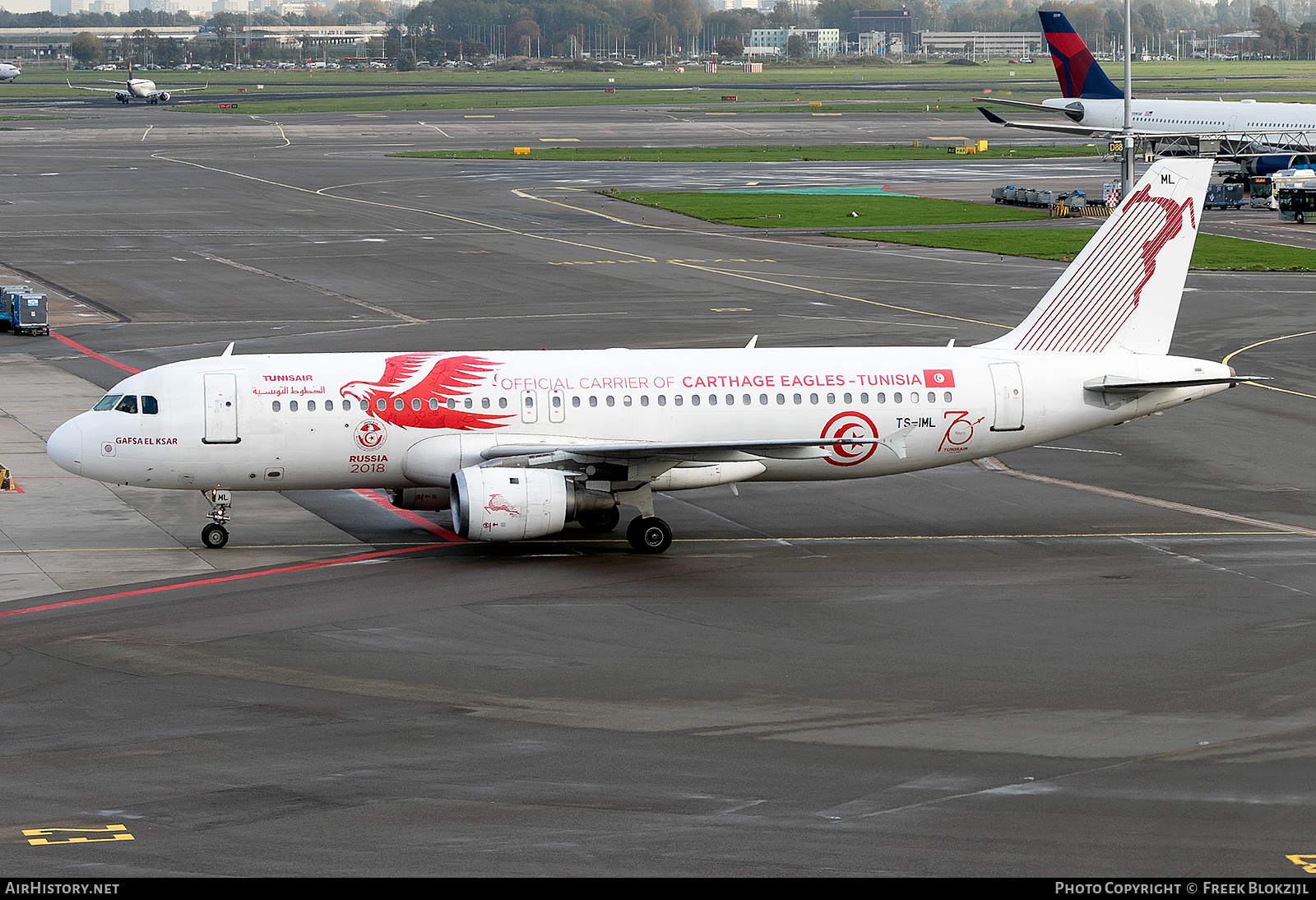 Aircraft Photo of TS-IML | Airbus A320-211 | Tunisair | AirHistory.net #536437