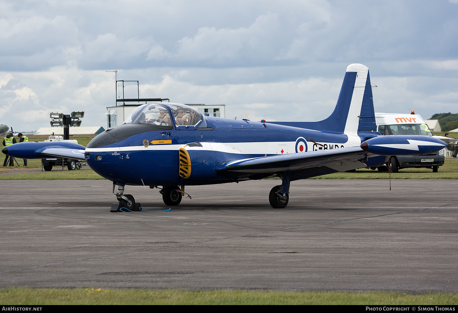 Aircraft Photo of G-BWDS | Hunting P.84 Jet Provost T3A | AirHistory.net #536456