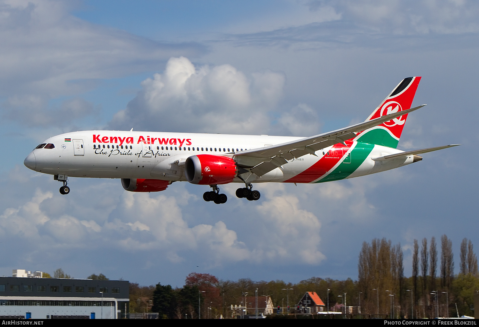 Aircraft Photo of 5Y-KZF | Boeing 787-8 Dreamliner | Kenya Airways | AirHistory.net #536467