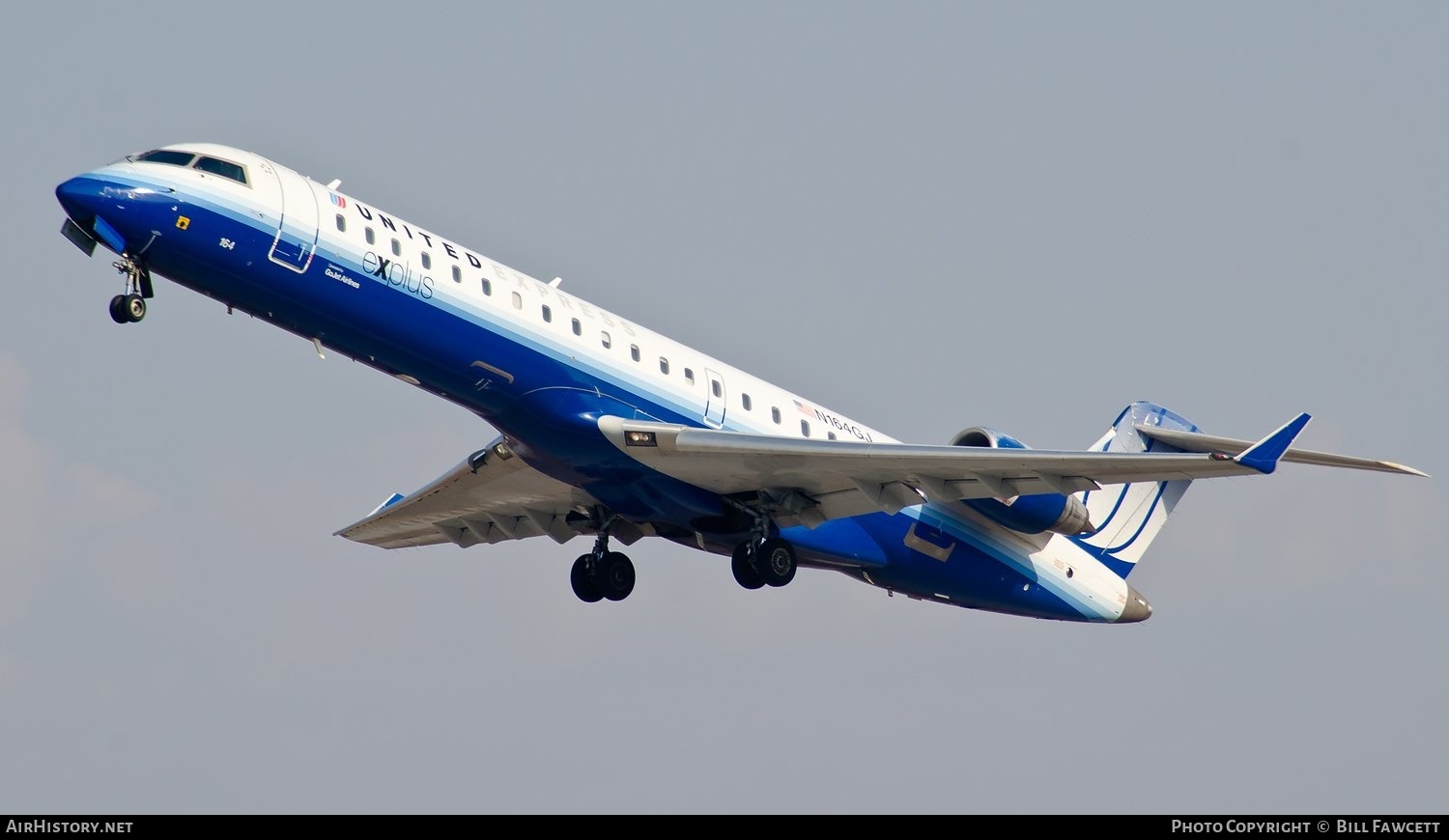 Aircraft Photo of N164GJ | Bombardier CRJ-700 (CL-600-2C10) | United Express | AirHistory.net #536521