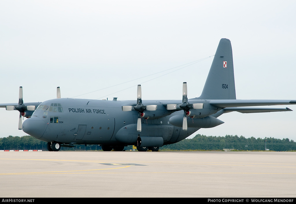 Aircraft Photo of 1504 | Lockheed C-130E Hercules (L-382) | Poland - Air Force | AirHistory.net #536569