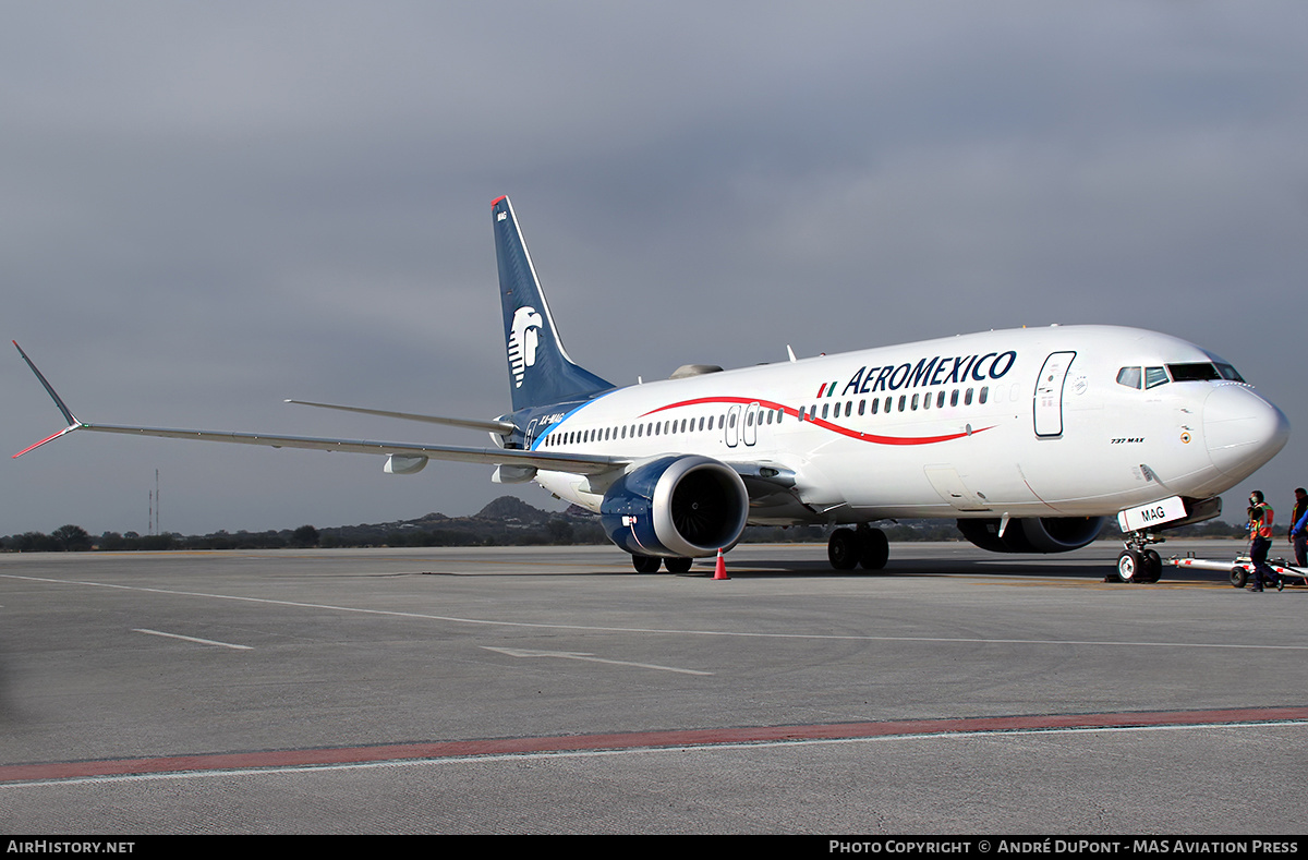 Aircraft Photo of XA-MAG | Boeing 737-8 Max 8 | AeroMéxico | AirHistory.net #536581
