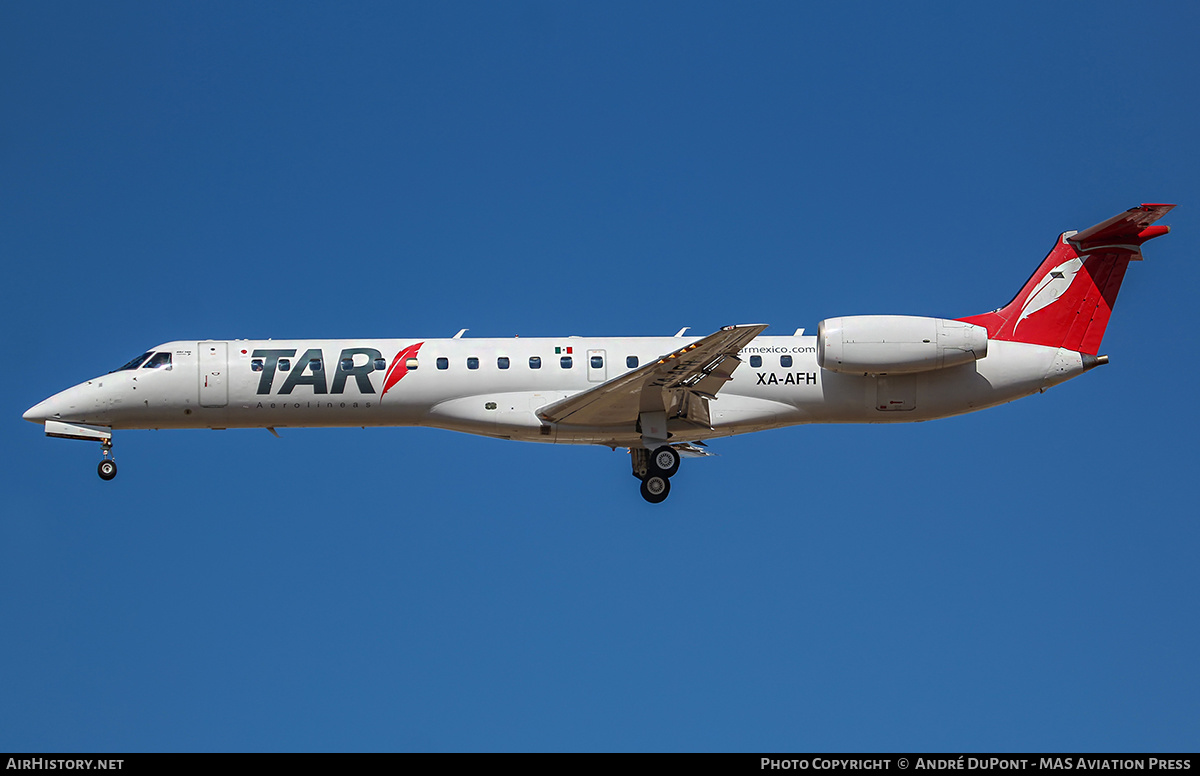 Aircraft Photo of XA-AFH | Embraer ERJ-145LR (EMB-145LR) | TAR Aerolíneas - Transportes Aéreos Regionales | AirHistory.net #536586