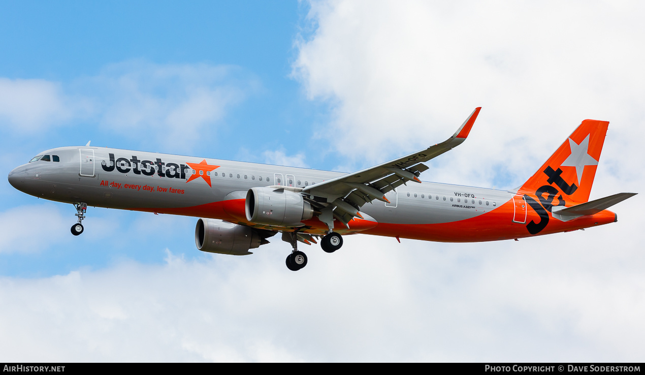 Aircraft Photo of VH-OFQ | Airbus A321-251NX | Jetstar Airways | AirHistory.net #536587