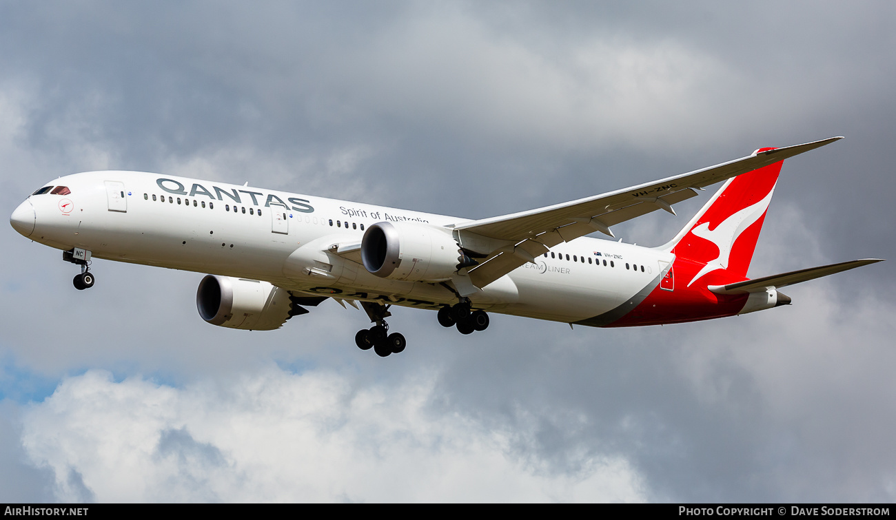 Aircraft Photo of VH-ZNC | Boeing 787-9 Dreamliner | Qantas | AirHistory.net #536630