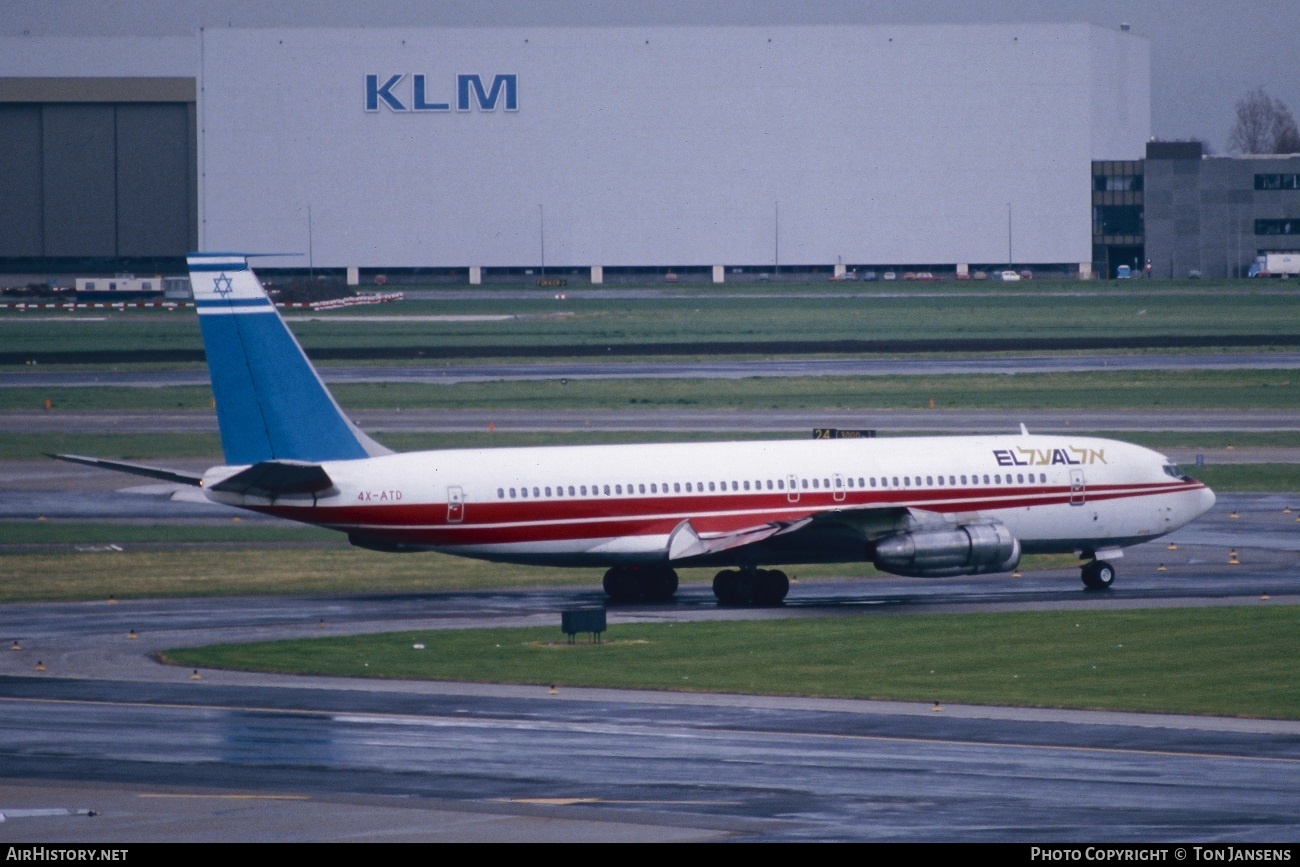 Aircraft Photo of 4X-ATD | Boeing 707-331B | El Al Israel Airlines | AirHistory.net #536650