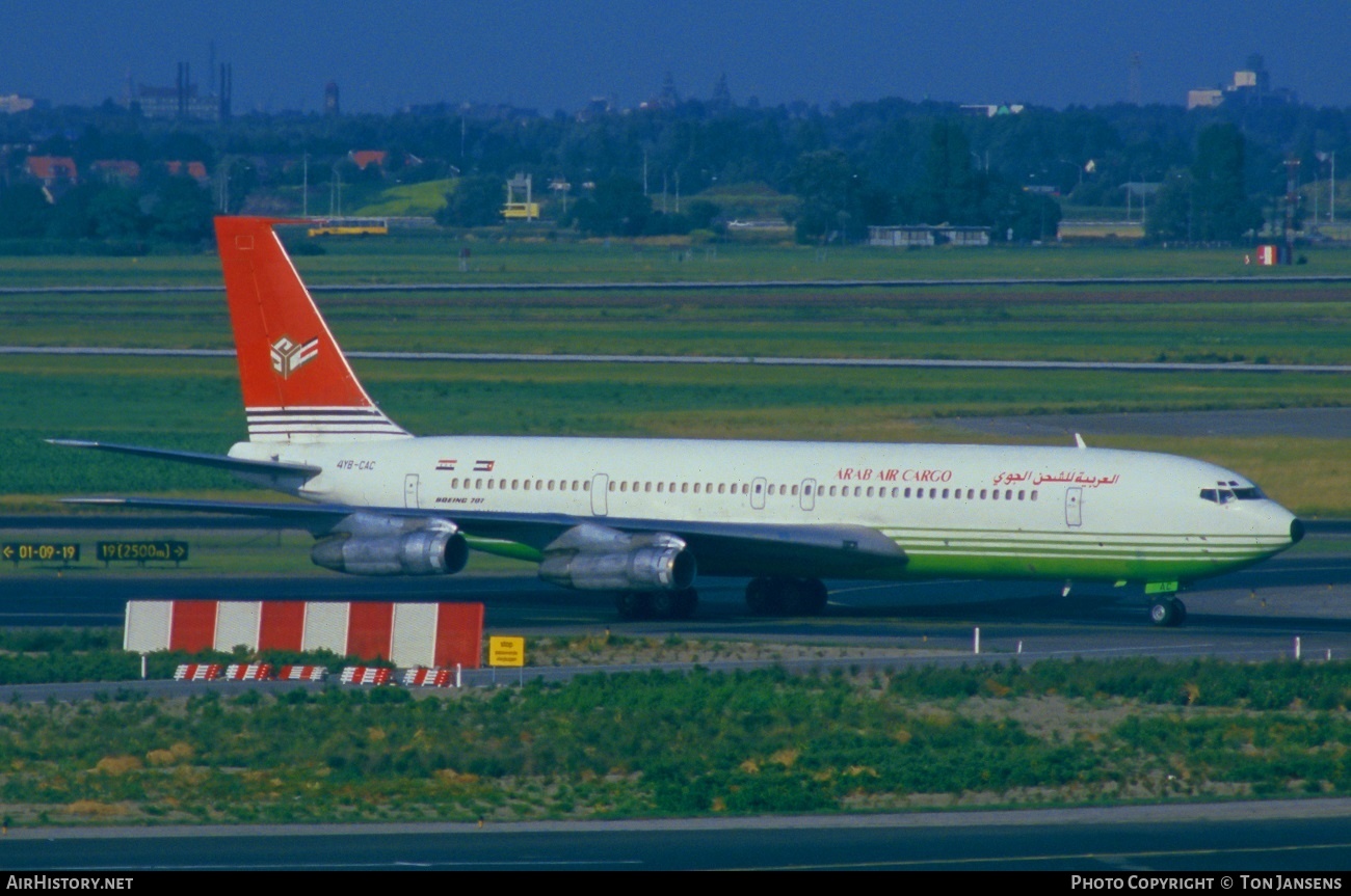 Aircraft Photo of 4YB-CAC | Boeing 707-370C | Arab Air Cargo | AirHistory.net #536665