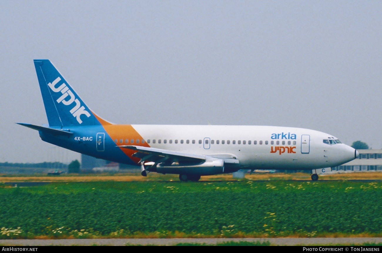 Aircraft Photo of 4X-BAC | Boeing 737-2E7/Adv | Arkia Israeli Airlines | AirHistory.net #536671