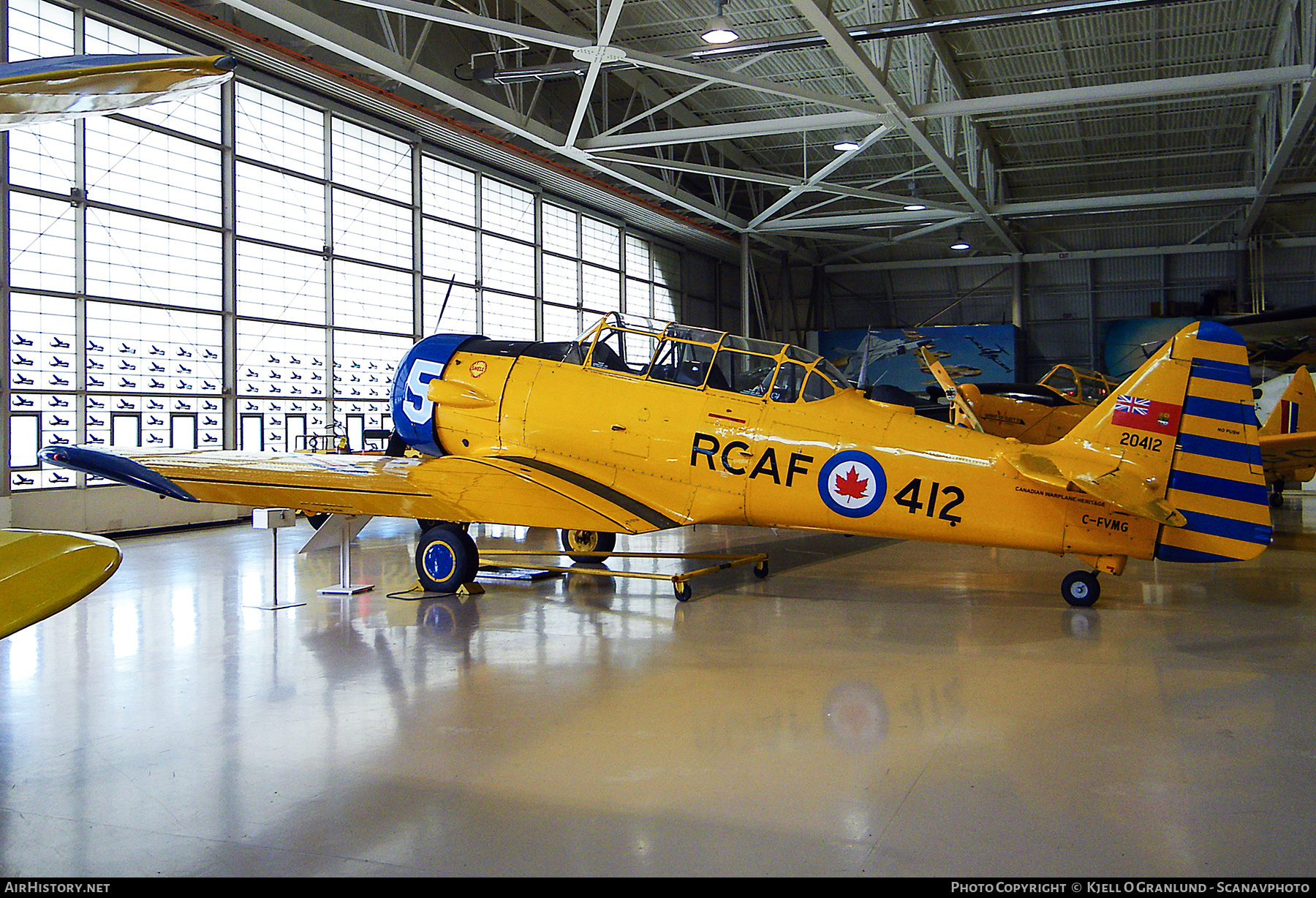 Aircraft Photo of C-FVMG / 20412 | North American Harvard Mk4 | Canada - Air Force | AirHistory.net #536687