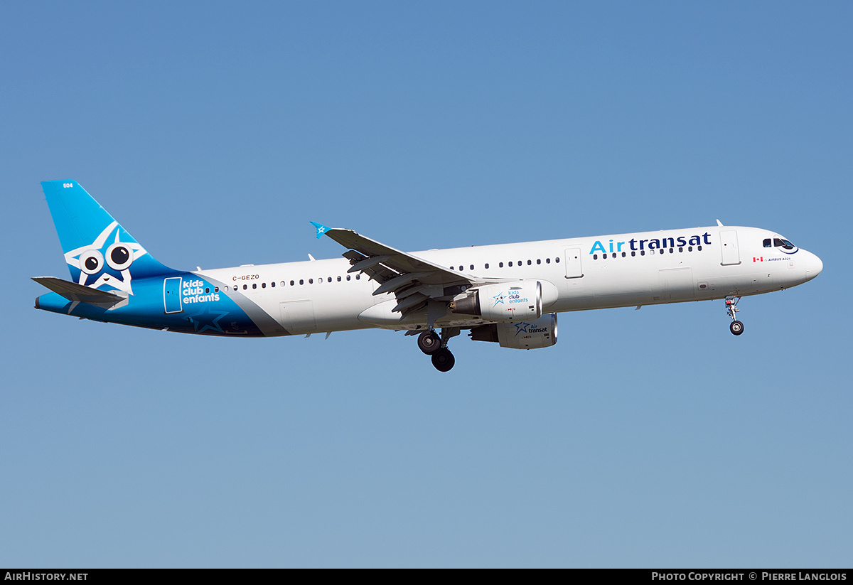 Aircraft Photo of C-GEZO | Airbus A321-211 | Air Transat | AirHistory.net #536696