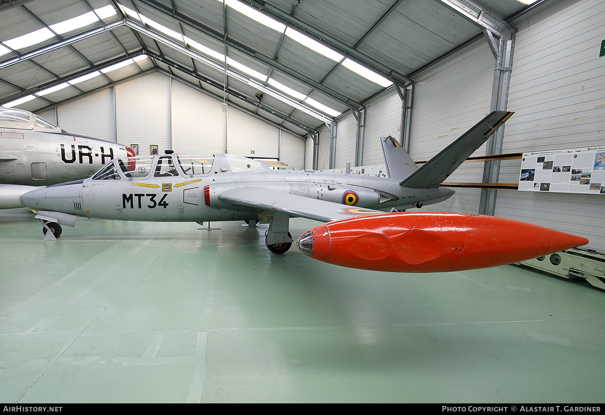 Aircraft Photo of MT34 | Fouga CM-170R Magister | Belgium - Air Force | AirHistory.net #536708