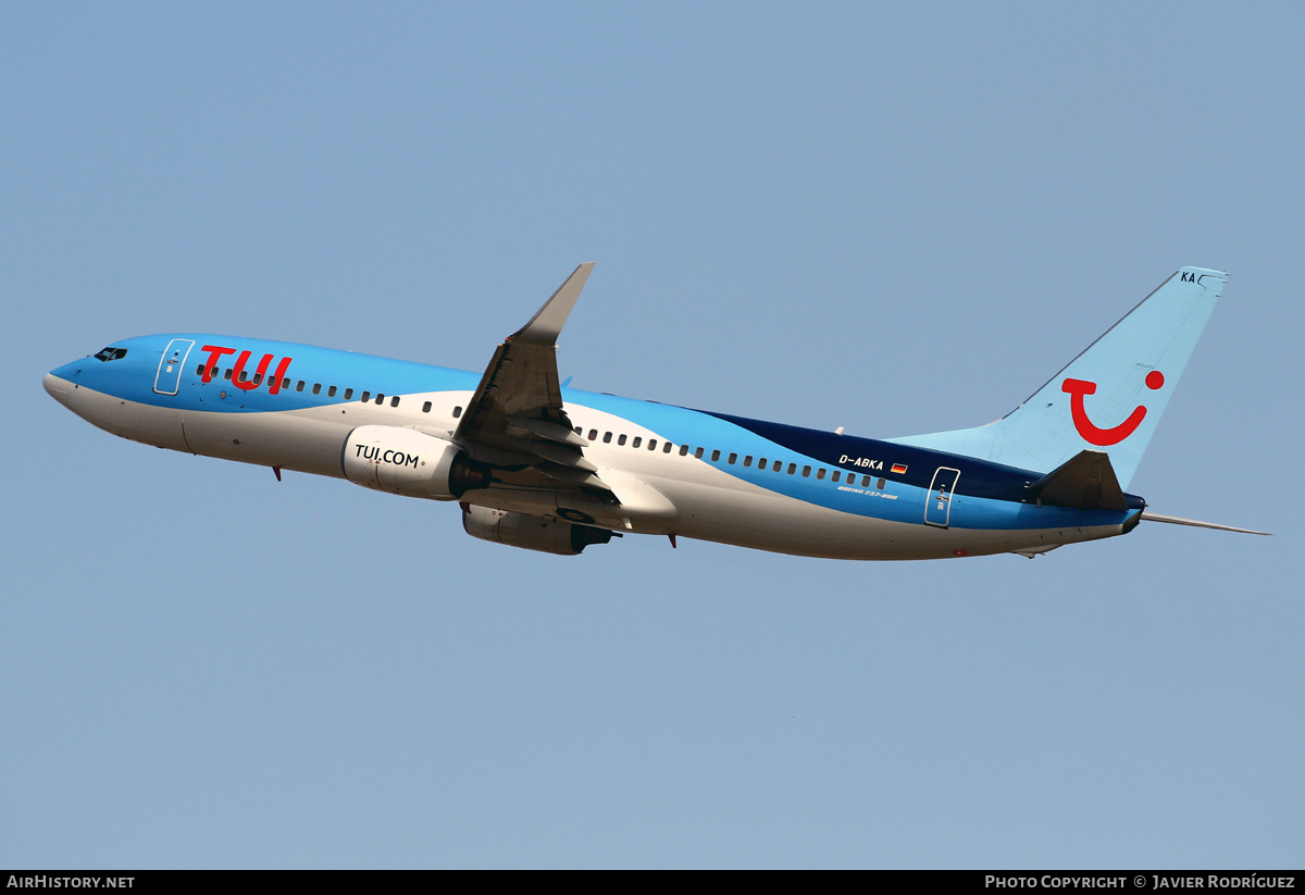Aircraft Photo of D-ABKA | Boeing 737-82R | TUI | AirHistory.net #536719