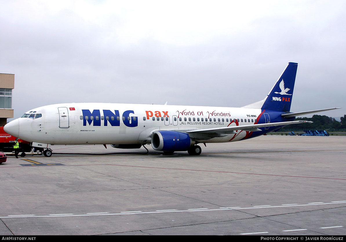 Aircraft Photo of TC-MNI | Boeing 737-4K5 | MNG Pax | AirHistory.net #536738